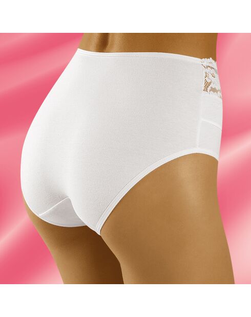 Culotte taille haute Eco-Hi blanche