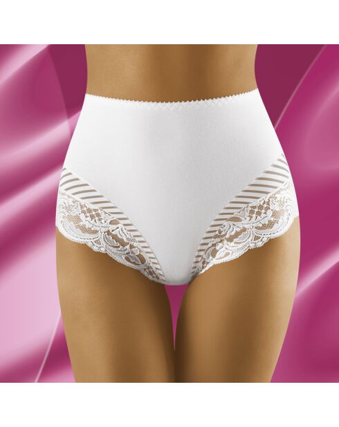 Culotte taille haute Eco-Ou blanche