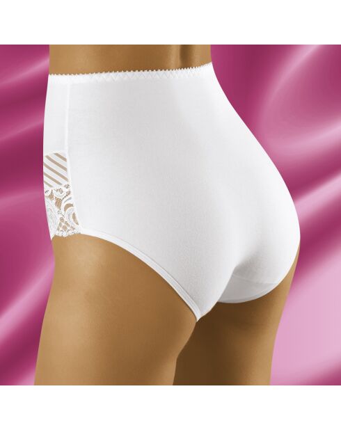 Culotte taille haute Eco-Ou blanche