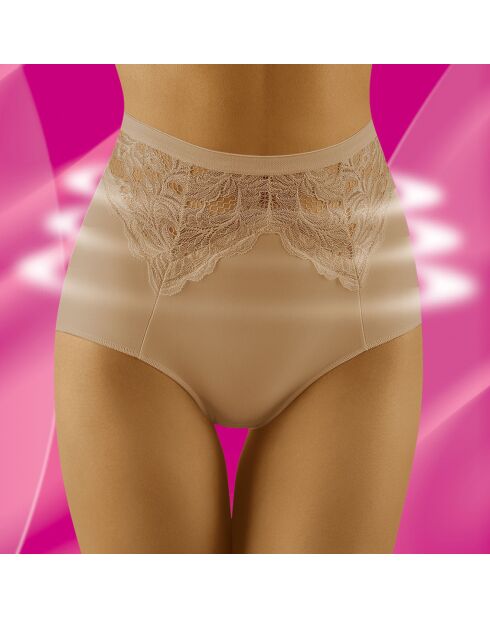 Culotte taille haute modelante Maestria beige