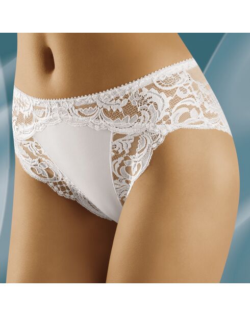 Culotte midi Zoya blanche