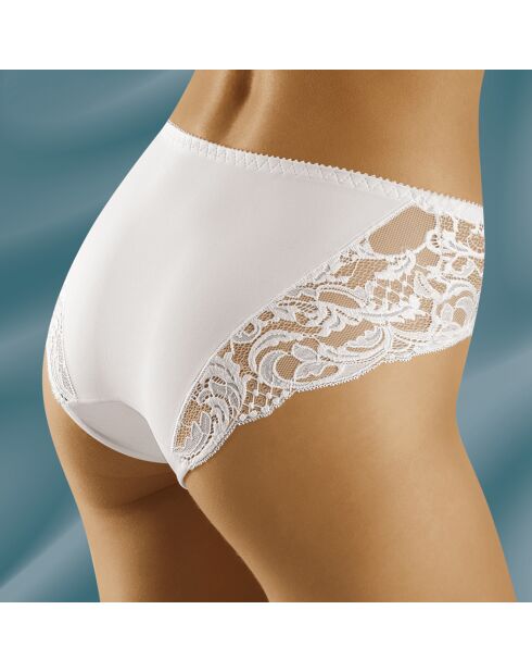 Culotte midi Zoya blanche
