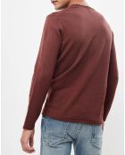 Pull en Coton & Laine Fabien marron