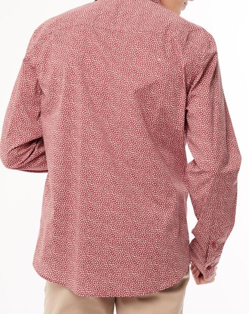 Chemise regular Orlando imprimée groseille