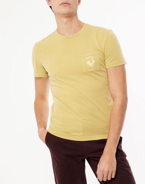 T-Shirt Bravade jaune foncé