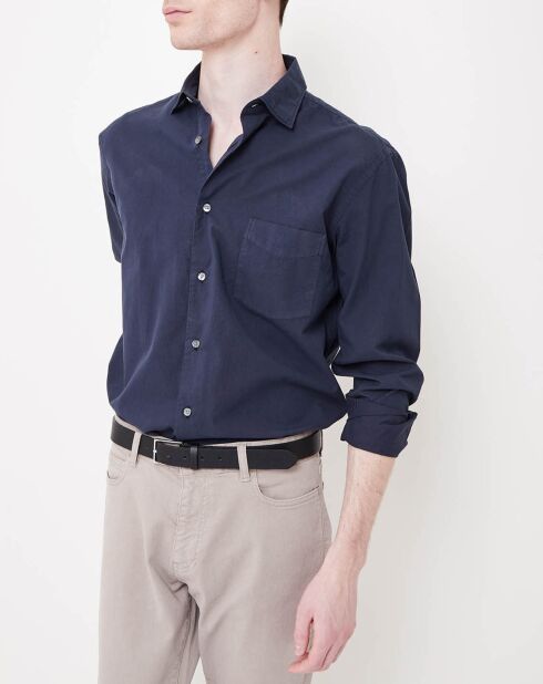 Chemise Regular Penn Pat bleu marine