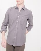 Chemise Slim Storm Pat grise