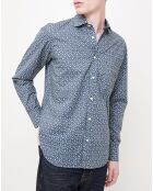 Chemise Regular Paul imprimée bleue