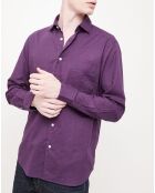 Chemise Regular Penn imprimée violette