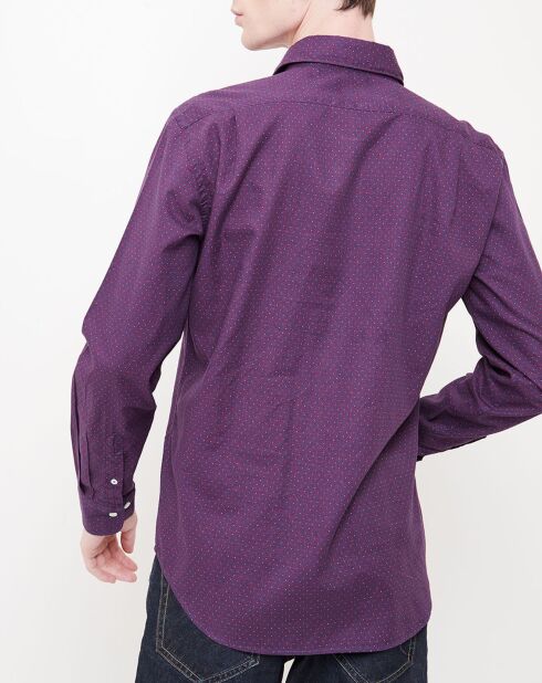 Chemise Regular Penn imprimée violette