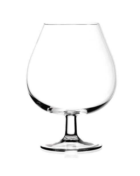 2 durchsichtige Cognacgläser - 67 cl