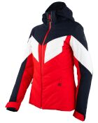 Doudoune de ski Galise rouge/blanc/marine