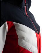 Doudoune de ski Galise rouge/blanc/marine