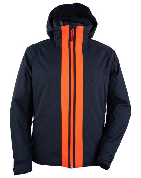 Veste de ski Miage bleu foncé/orange