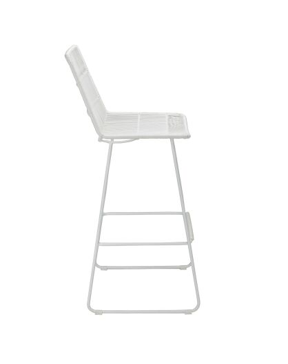 Chaise de bar con dao blanche - 50x54x106 cm