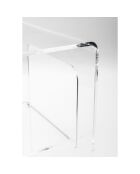 Table de chambre enan transparente - 37x30x46 cm