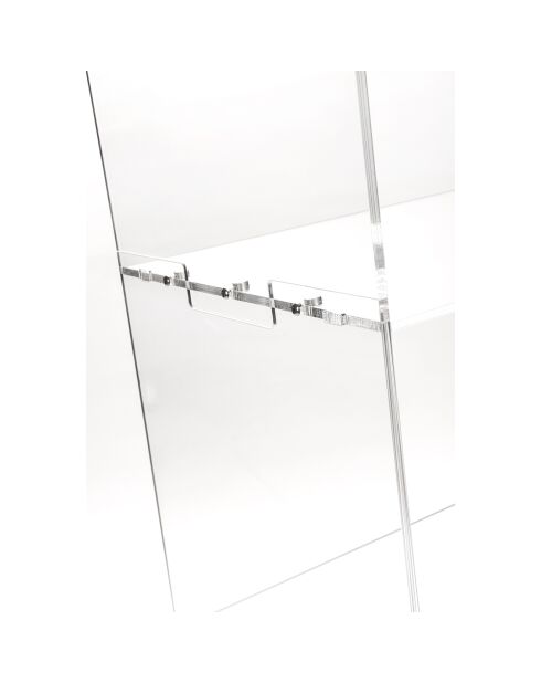 Armoire partout transparente - 39.5x30x131.5 cm