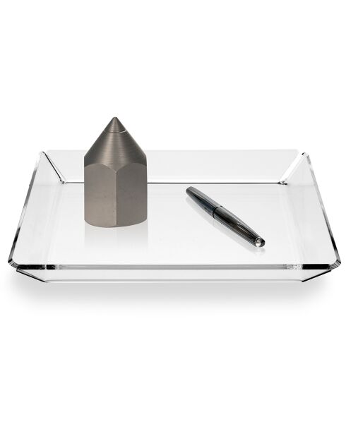 Vide-poches conio transparent - 24x24x3 cm