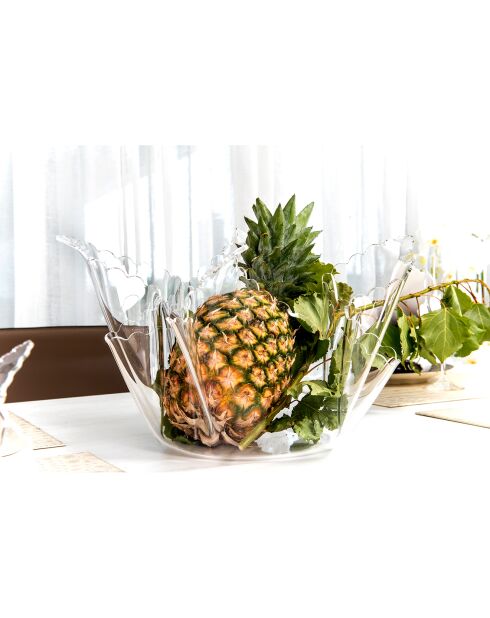 Vase daisy drappeggi transparent - 45x45x29 cm