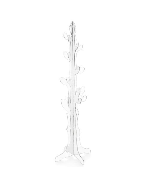 Porte-manteau eiwa transparent - 55x55x176 cm