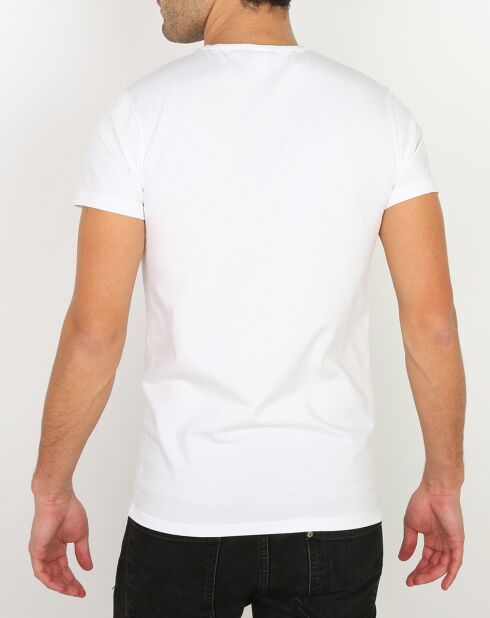 T-Shirt Col rond blanc