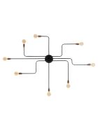 Truva N-700 zwarte plafondlamp - H.15xD.190 cm
