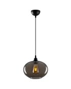 Suspension Smoked 050 gris fumé  - H.120x27 cm