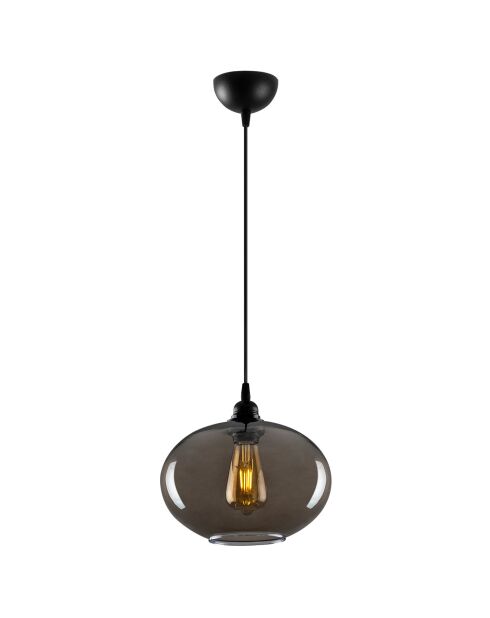 Suspension Smoked 050 gris fumé - H.120x27 cm