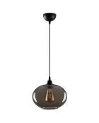 Suspension Smoked 050 gris fumé  - H.120x27 cm