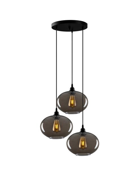 Smoked 051 rookgrijze suspensie - H.120x61 cm