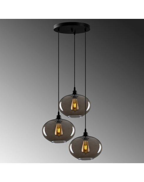 Smoked 051 rookgrijze suspensie - H.120x61 cm