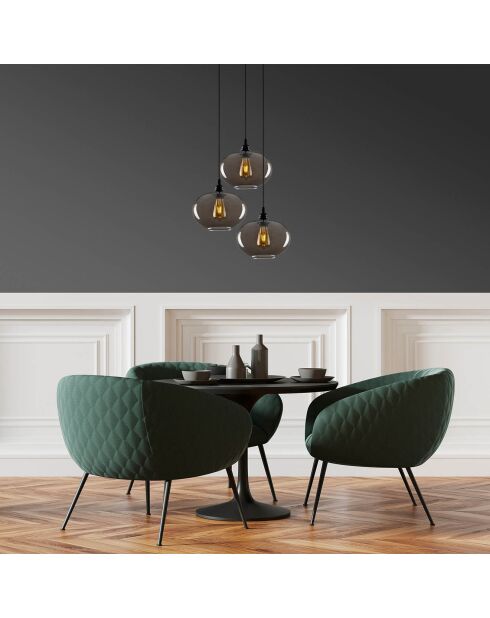 Smoked 051 rookgrijze suspensie - H.120x61 cm