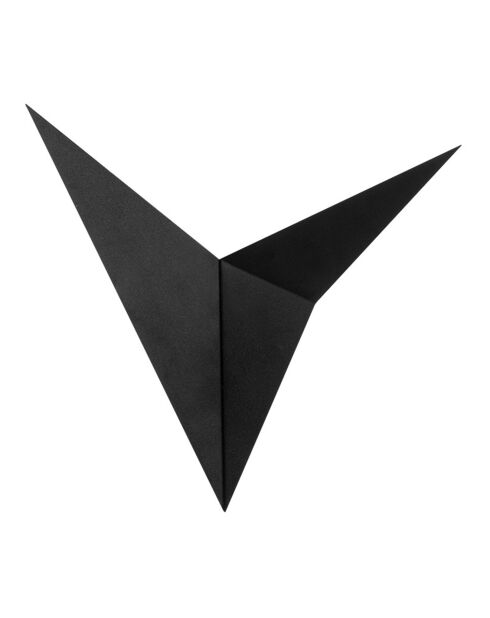 Applique Murale Bird 3201 noire  - H.34x34x5 cm