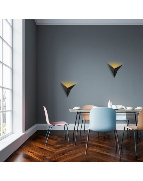 Applique Murale Bird 3201 noire  - H.34x34x5 cm