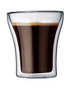 2 verres en double paroi Assam transparents - 0.2 L