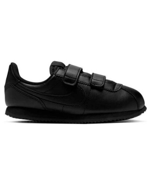 Baskets en Cuir Cortez Basic Tdv noires