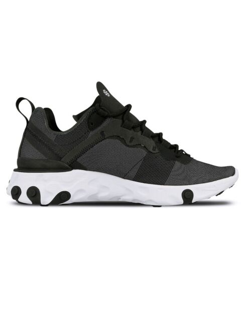 Baskets React Element 55 noir/gris/blanc