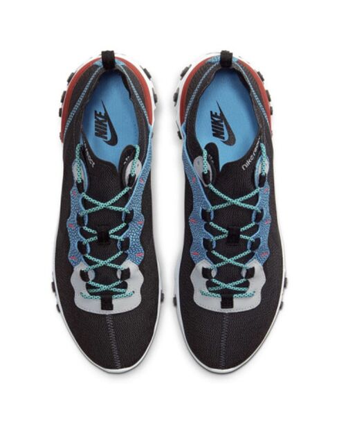 Baskets React Element 55 Se noir/bleu/rouge