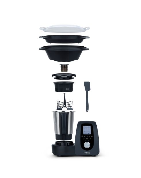 HK8 schwarze Küchenmaschine - 700W