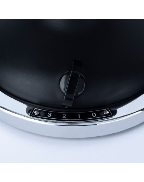 JOE50 designventilator van zwart metaal - 28x20x35,5 cm