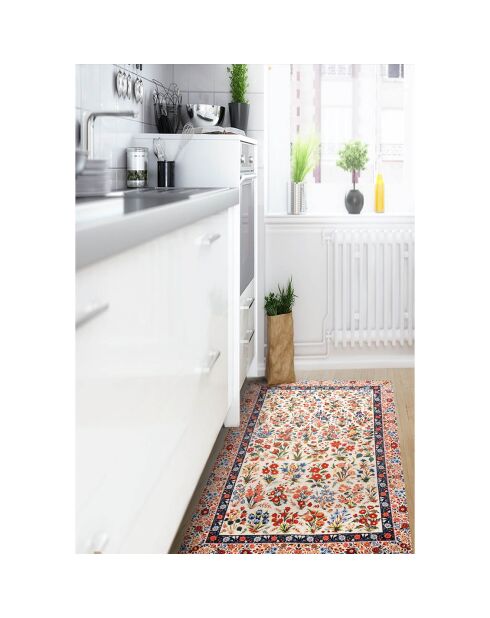 Tapis vinyle Jardin Persan multicolore - 50x100 cm