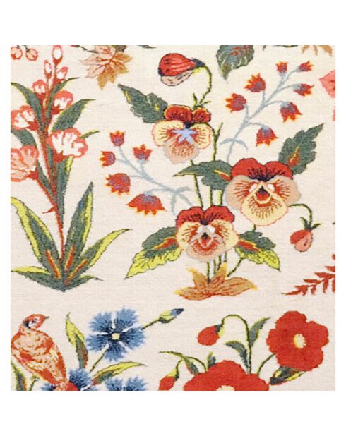 Tapis vinyle Jardin Persan multicolore - 66x100 cm