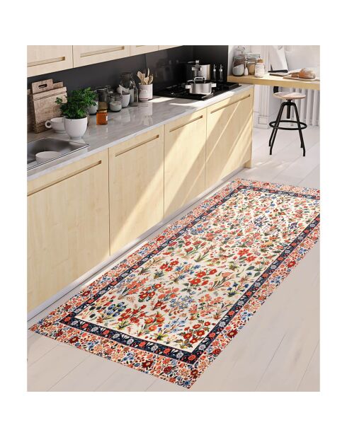 Tapis vinyle Jardin Persan multicolore - 66x150 cm