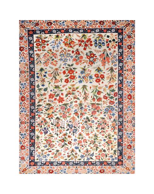 Tapis vinyle Jardin Persan multicolore - 100x133 cm