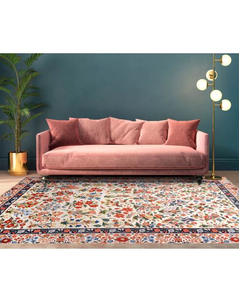 Tapis vinyle Jardin Persan multicolore - 200x266 cm