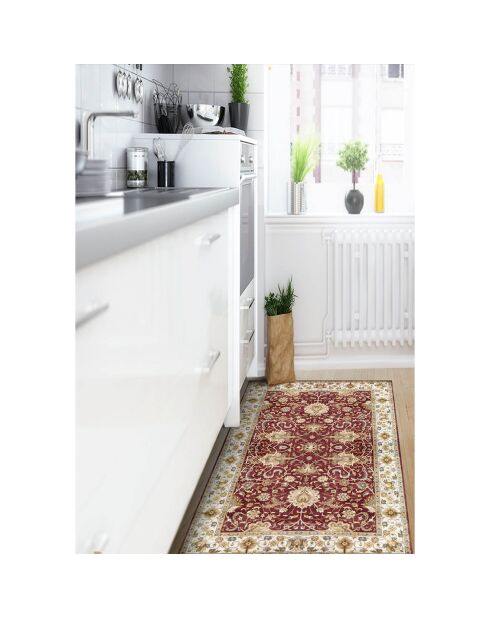 Tapis vinyle Persepolis grenat - 66x100 cm