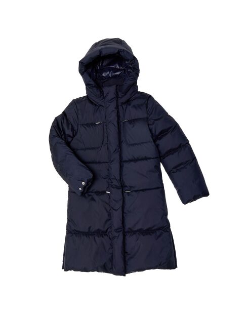 Veste de ski en duvet de canard bleue