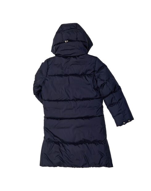 Veste de ski en duvet de canard bleue