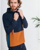 Blouson Cerilly marine/camel