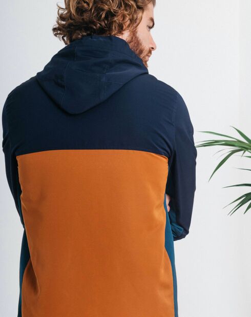 Blouson Cerilly marine/camel